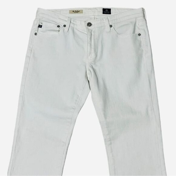 Adriano Goldschmied The Ballad Slim Boot White Jeans Size 30 - Picture 4 of 11